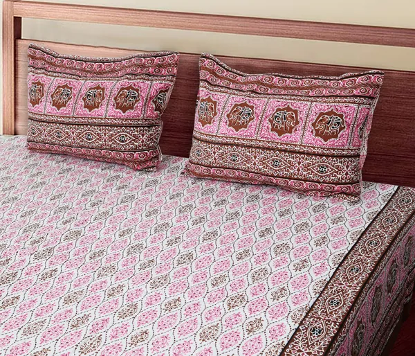 Pink_Cotton_Royal_Heritage_Empire_Double_Bedsheet_With_Pillow_Cover_108_X_108_Cm